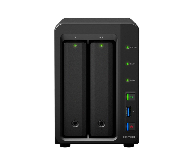 Synology DS716+ (2xHDD, 4x1.6-2.08GHz, 2GB, 3xUSB, 2xLAN) - 269861 - zdjęcie 3